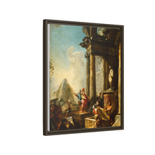 Alexander the Great at the Tomb of Achilles (ca. 1718-1719 (Baroque) by Giovanni Paolo Panini