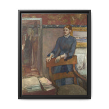 Hélène Rouart in her Father's Study (1886) by Edgar Degas - NOMADEN ART GALLERY
