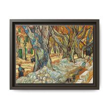 The Large Plane Trees (Road Menders at Saint-Rémy) (1889) by Vincent Van Gogh. Original from The Cleveland Museum of Art. - NOMADEN ART GALLERY