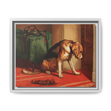 Suspense (1877) by sir Edwin Landseer, a Victorian bloodhound mastiff waiting. - NOMADEN ART GALLERY