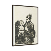 Nodriza con niño / La madre y el niño que llora (1902) de Edvard Munch. 