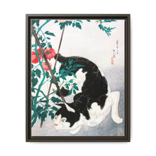 Cat with Tomato Plant (1931) print in high resolution by Hiroaki Takahashi - NOMADEN ART GALLERY
