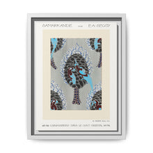 Art Nouveau bird pattern pochoir print in oriental style - NOMADEN ART GALLERY