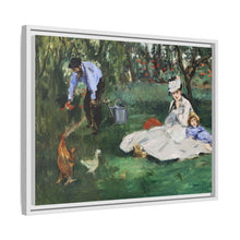 La familia Monet en su jardín de Argenteuil (1874) de Édouard Manet 