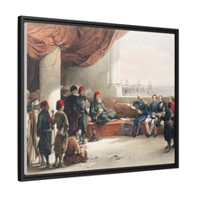 Interview with The Viceroy of Egypt at His palace at Alexandria illustration by David Roberts (1796–1864)