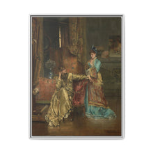 The Visit (c. 1870) by Alfred Stevens: A Glimpse into 19th-Century Elegance - NOMADEN ART GALLERY