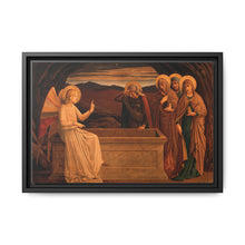 The women at the grave of Christ: anangel tells them that he is risen. Colour lithograph by M. and N. Hanhart after J.E. Goodall after Fra Angelico. - NOMADEN ART GALLERY