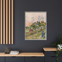 Houses and Figure by Vincent van Gogh - NOMADEN ART GALLERY