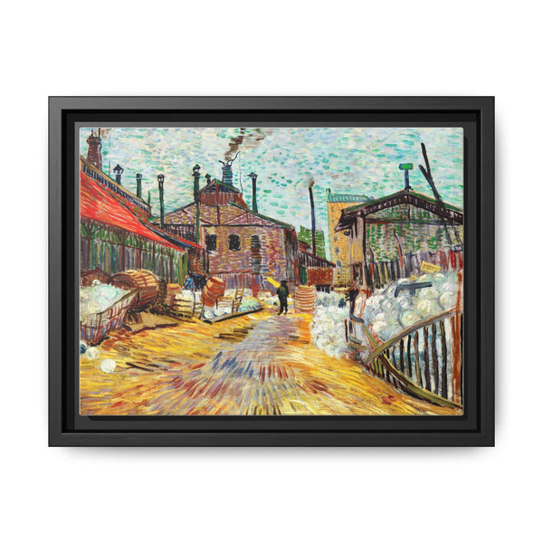 The Factory (1887) by Vincent Van Gogh - Timeless Wall Art Canvas - NOMADEN ART GALLERY