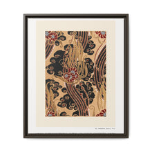 Flower pattern Art Deco stencil print in oriental style. Original from our own 1914 edition of Samarkande - NOMADEN ART GALLERY