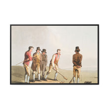 Illustration of nor and spell from The Costume of Yorkshire (1814) by George Walker - NOMADEN ART GALLERY