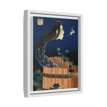 The Plate Mansion by Katsushika Hokusai (1760-1849), a traditional Japanese Ukyio-e style illustration of traditional Japanese folklore ghost, Okiku - NOMADEN ART GALLERY