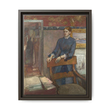 Hélène Rouart in her Father's Study (1886) by Edgar Degas - NOMADEN ART GALLERY