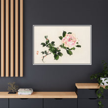 Pink rose by Kōno Bairei (1844-1895)