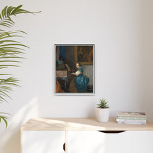 La joven sentada ante un virginal, de Johannes Vermeer (ca. 1670-1672) 