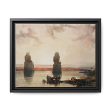 Statues of Memnon at Thebes during the inundation illustration by David Roberts (1796–1864) - NOMADEN ART GALLERY