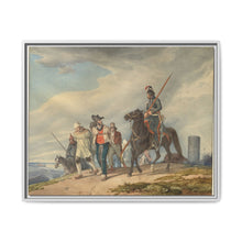 Three Armed Riders Escorting Prisoners near Reims (1825) by Peter von Hess - NOMADEN ART GALLERY