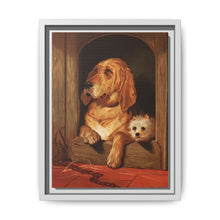 Dignity and Impudence by Sir Edwin Landseer (1877), Landseer’s dog painting of a bloodhound and a terrier - NOMADEN ART GALLERY