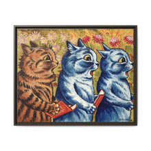 Three cats singing. Gouache by Louis Wain, 1925/1939 - NOMADEN ART GALLERY