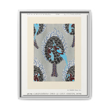 Art Nouveau bird pattern pochoir print in oriental style - NOMADEN ART GALLERY