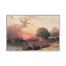 Approach of the simoom Desert of Gizeh illustration by David Roberts (1796–1864) - NOMADEN ART GALLERY