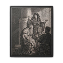 Simeon recognises the infant Jesus as saviour. Etching by C.W. Weisbrod after Rembrandt, 1627-8. - NOMADEN ART GALLERY
