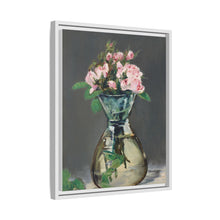 Rosas de musgo en un jarrón (1882) de Edouard Manet.