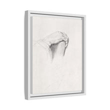 La mano de Poussin, según Ingres (ca. 1875-1877) de Georges Seurat