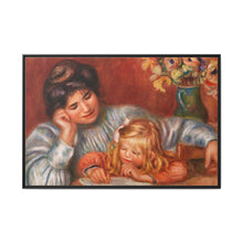 Writing Lesson (La Leçon d'écriture) (1905) by Pierre-Auguste Renoir. - NOMADEN ART GALLERY