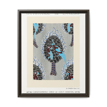 Art Nouveau bird pattern pochoir print in oriental style - NOMADEN ART GALLERY