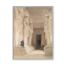 Excavated Temple of Gyrshe (Gerf Hussein) Nubia illustration by David Roberts (1796–1864) - NOMADEN ART GALLERY