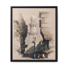Cairo Street Scene: Vintage Egyptian Wall Art by David Roberts - Art Print Framed - NOMADEN ART GALLERY