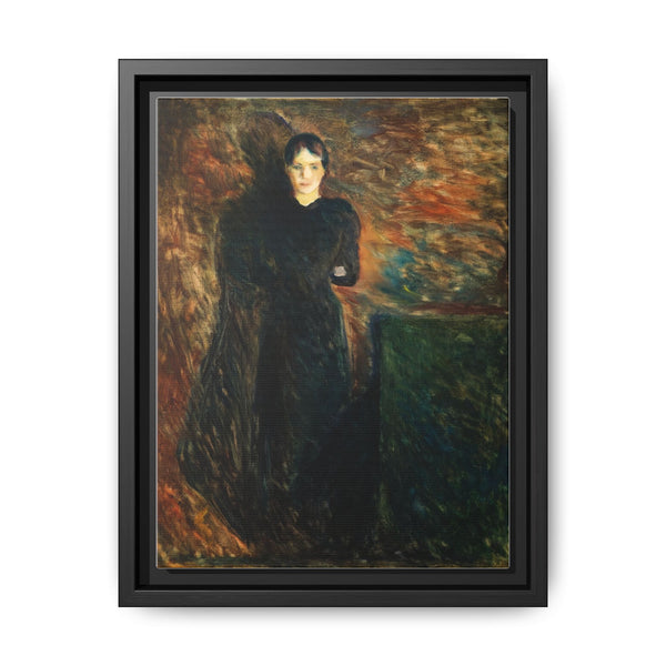 Lady in Black by Edvard Munch - NOMADEN ART GALLERY