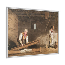Illustration of line swinglers from The Costume of Yorkshire (1814) by George Walker