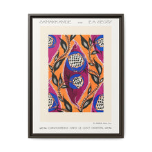 Flower pochoir pattern in Art Nouveau oriental style - NOMADEN ART GALLERY