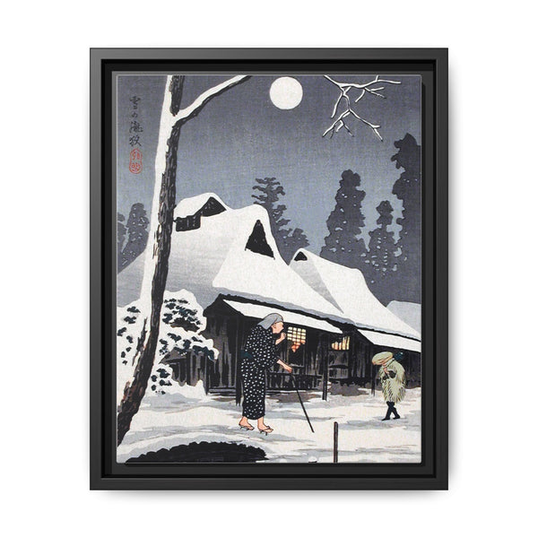 Moonlight on Snow (1936) print in high resolution by Hiroaki Takahashi - NOMADEN ART GALLERY