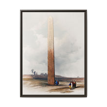 Ancient Egypt Art: Obelisk of Heliopolis by David Roberts - Canvas Wall Art - NOMADEN ART GALLERY