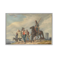 Three Armed Riders Escorting Prisoners near Reims (1825) by Peter von Hess - NOMADEN ART GALLERY