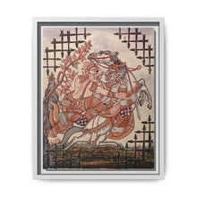A scene from the Ramayana: Hanuman catching Virunyananti . Gouache painting by a Thai artist. - NOMADEN ART GALLERY