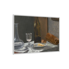 Claude Monet's Still Life with Bottle, Carafe, Bread, and Wine (ca. 1862-1863) - NOMADEN ART GALLERY