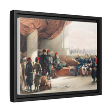 Interview with The Viceroy of Egypt at His palace at Alexandria illustration by David Roberts (1796–1864)
