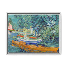 Vincent van Gogh's Bank of the Oise at Auvers (1890) famous painting from the Detroit Institute of Arts. - NOMADEN ART GALLERY