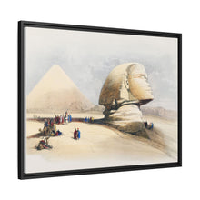 The Great Sphinx Pyramids of Gezeeh illustration bby David Roberts (1796–1864)
