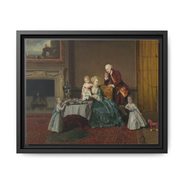 John, Fourteenth Lord Willoughby de Broke, and His Family by Johann Zoffany - NOMADEN ART GALLERY
