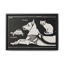 Akbar the tortoise, Max the dog and Puss the cat (1916 ) by Julie de Graag - NOMADEN ART GALLERY