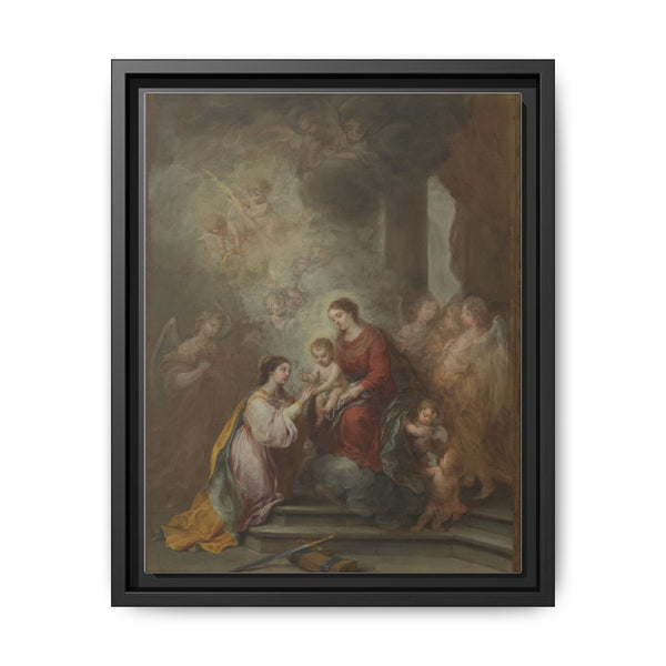 The Mystic Marriage of Saint Catherine by Bartolome Esteban Murillo - NOMADEN ART GALLERY