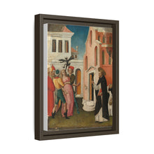 Saint Peter Martyr Exorcizing a Woman Possessed by a Devil by Antonio Vivarini