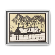 Farm in the snow (1918) by Julie de Graag - NOMADEN ART GALLERY