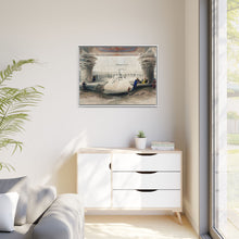 Ancient Egypt Art Print: Edfou Temple Portico View by David Roberts - Wall Art Canvas Print