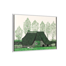 Farmhouse with thatched roof (1919) by Julie de Graag